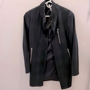 Zara jacket with subtle plaid design